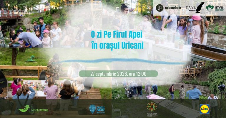 „O zi Pe Firul Apei”, eveniment comunitar pe malul Jiului de Vest, la Uricani